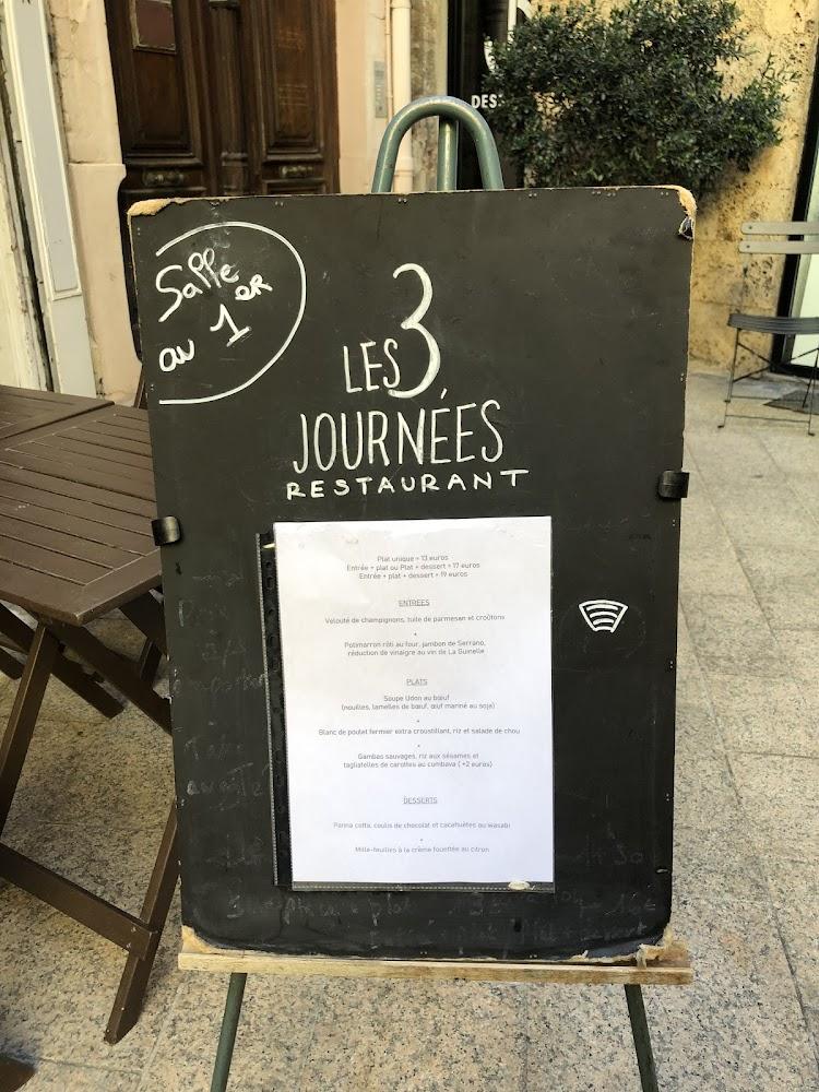 Les 3 Journées - Menu Image 2